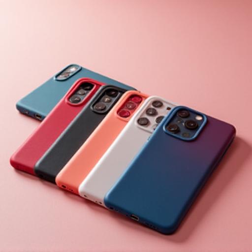 Variedad de fundas para móviles de distintos colores y materiales